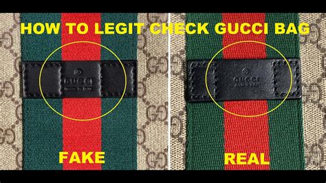 riconoscere portafoglio gucci falso|how to check gucci handbags.